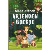 Wilde Dieren Vriendenboekje voor Kinderen: Uniek Invulboek met Dierenillustraties – Vriendenboek vanaf 4 jaar – Jungle Thema – Cadeau voor Meisjes en Jongens