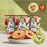 Wildfruits Kuru Meyve Tarçınlı Elma - Katkısız, Yumuşak Kurutulmuş, Lokum Kıvamında, Şeker İlavesiz, Vegan 3 x 50gr - 150 gr