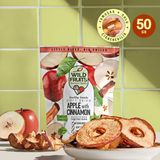 Wildfruits Kuru Meyve Tarçınlı Elma - Katkısız, Yumuşak Kurutulmuş, Lokum Kıvamında, Şeker İlavesiz, Vegan 50gr - 50 gr