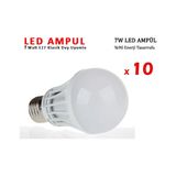 Wildlebend 7W Enerji Tasarruflu Led Ampul ( 10 Adet ) - Beyaz