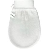 Wildpier Güzellik Peeling Eldiven Eldiven Banyo Duş Spa El Eksfoliyatör Eldiven, Ölü Cilt Hücre Sökücü, Bitki Bazlı Derin Eksfoliyasyon Scrubber, Beyaz