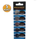 Wılkınson CR2016 Lityum Alkalin Pil 3V (5 Adet)