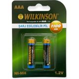 Wilkinson Şarjlı İnce 1100 Mah Aaa 2'li Pil