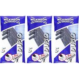 Wilkinson Sword Duplo Çift Bıçaklı Tıraş Bıçağı 5'li Poşet - 3 Adet