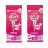 Wilkinson Sword Ekstra 3 Beauty Kadın Kullan At Tıraş Bıçağı 2 Paket- 8 Adet