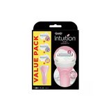Wilkinson Sword Intution 2 In 1 Variety Kendinden Sabunlu Kadın Sistem 4 Bıçaklı Tıraş Bıçağı Ve Yed