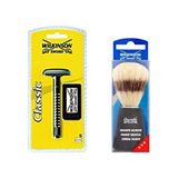 Wilkinson Sword Klasik Erkek Tıraş Bıçağı Makinesi Ergonomik Tasarımlı 5 Yedek Bıçak ve Tıraş Fırçası