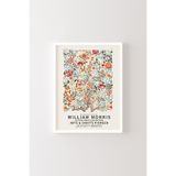 William Morris - Beyaz Çerçeve, Beyaz, 50 x 70, 3646362357195