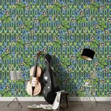 William Morris Soyut Çiçek Desenli Duvar Kağıdı, Kendinden Yapışkanlı Çok Amaçlı PVC Folyo, DIY Duvar Kağıdı (66x132 cm)
