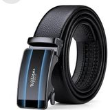 William Polo Mavi Deri Renkli Metal Toka Erkek Kemer - 000-Siyah - 110 cm