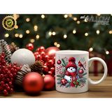 Willow Store Noel Sevimli Kardan Adam 11 Temalı Porselen Kupa Bardak,yılbaşı,merry Christmas,hediyelik - 001 - Beyaz - 330 ml
