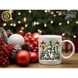 Willow Store Noel Sevimli Kardan Adam 13 Temalı Porselen Kupa Bardak,yılbaşı,merry Christmas,hediyelik - 001 - Beyaz - 330 ml