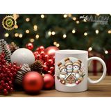 Willow Store Noel Sevimli Kardan Adam 17 Temalı Porselen Kupa Bardak,yılbaşı,merry Christmas,hediyelik - 001 - Beyaz - 330 ml