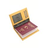 WillPolo - WillPolo Hakiki Deri Pasaport Kılıfı Pasaportluk - Sarı