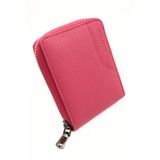 WillPolo - WP781 Hakiki Deri Fermuarlı Cüzdan Fermuar Kapamalı Pembe Unisex