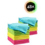 Wilma Secret Çok Amaçlı Mikrofiber Temizlik Bezi 48 Adet 30X30 cm - Mutfak Bezi, Araç Bezi - Standart