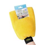 Wilma Secret Mikrofiber Araç Yıkama Eldiveni Çift Taraflı Oto Yıkama Eldiveni - Araba, Motor, Banyo, Evin Her Alanında Mükemmel Temizlik (Sarı)