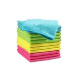 Wilma Secret Mikrofiber Temizlik Bezi 24 Adet 30x30 Çok Amaçlı İz Bırakmaz - Renkli Oto, Mutfak ve Bulaşık Kurulama Bezi (24'lü Paket)