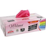 Wilma Secret Mikrofiber Temizlik Bezi Kutulu 25 Adet – Yeniden Kullanılabilir Mikrofiber Bezler 30X30CM 180GSM – Araç, Mutfak, Banyo, Ofis, Toz Bezi – Hav Tüy Bırakmaz - Pembe