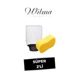 Wilma Secret Süper Araç Temizlik Seti - Lüks Yıkama Eldiveni + Oto Süngeri
