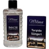 Wilma Secret Torpido Koruyucu 2 Li Bakım Seti - Badem Yağı ve Torpido Süngeri (3 Adet)