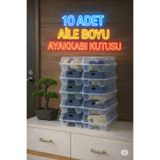 wilseder Aile Boyu Şeffaf Ayakkabı Kutusu, Ayakkabı Düzenleyici