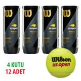 Wilson 4 Kutu Wilson Us Open Tenis Topu Vakum Ambalajda Wrt10620