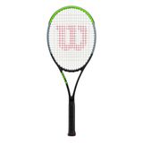 Wilson Blade 98 16X19 V7.0 Tns Rkt Telsiz 305G Tenis Raketleri Rekabetçi Raket Siyah - Açık Yeşil 2