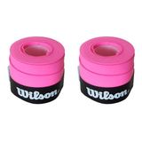 Wilson Comfort Bowl O'Grips Overgrip 2 Adet Grip Tenis Raketi Gribi (Pembe)