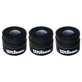 Wilson Comfort Bowl O'Grips Overgrip 3 Adet Grip Tenis Raketi Gribi (Siyah)