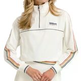 Wilson Davenport Woven Popover Beyaz Kadın Sweatshirt Ww00210511gyc