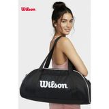 Wilson Lisanslı 35 Litre Siyah Kadın Omuz ve El Kullanımlı Kumaş Spor Seyahat Çantası