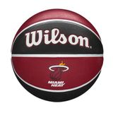 Wilson NBA Team Tribute Basketbol Topu Boyut 7-74 cm, Miami Heat