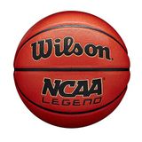 Wilson NCAA Legend üniseks yetişkin basketbol topu, turuncu/siyah, 5