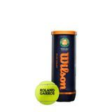 Wilson Resmi Roland Garros tenis topları, tenis topu kutusu, her biri 4 top, kum alanları için uygundur, WRT115000, sarı