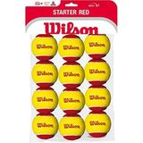 Wilson Started Jr. 12'li Çocuk Tenis Topu WRT137100 - Sarı - Kırmızı - Standart
