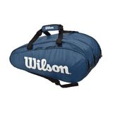 Wilson Tenis çantası tur, 15 rakete kadar, mavi/beyaz, WR8002302001