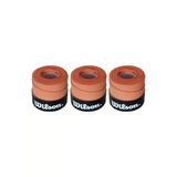 Wilson Turuncu Comfort Bowl O'grips 3 Adet Grip Tenis Raketi Gribi Kiremit Renkli Tenis Gribi