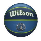Wilson Üniseks Yetişkin Nba Team Tribute Basketbol topu,Minnesota Timberwolves,7