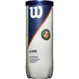 Wilson WRT126400 Roland Garros All Ct 3 Ball Tenis Topu - Standart