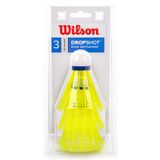 Wilson WRT6048YE Dropshot 3 Clamshel Ye Badminton Topu