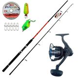 Wily Feeder Spin 240 cm 10 - 35 gr Kyoto 3000 Tam Takım Profesyonel Tatlı Su Olta Seti