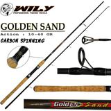 Wily Golden Sand 240 cm 10-40 gr Atarlı Karbon Spin Olta Kamışı