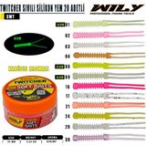 Wily Twitcher Sıvılı Silikon Lrf Yem 55 mm 20 Adetli - 04