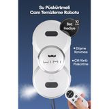 wimi Beyaz Su Püskürtmeli Uzaktan Kumandalı Cam Pencere Temizleme Robotu