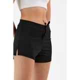 Win Moda Kadın Deniz Şortu Içden Slip Çamaşırlı / Women's Sea Shorts - Siyah - 2XL