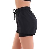 Win Moda Kadın Deniz Şortu Survive Içi Taytlı / Women's Sea Shorts Wıth Tıghts - Siyah