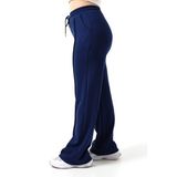 Win Moda Kadın Modal Kumaş Eşofman Altı Dokulu Kumaş / Women's Textured Sweatpants - 2XL - Lacivert