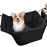 Winbate Köpek Araba Koltuğu Orta Boy Araba için Köpekler, Çizilmeye Dayanıklı Su Geçirmez Sağlam Arka Köpek Yükseltici Koltuk Büyük Köpek, SUV, Arabalar ve Kamyon Seyahat için Köpek Tasmalı Cepli
