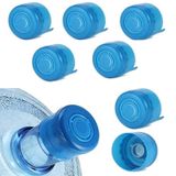 WINBOB 5 ADET 55 mm 3 ve 5 Galon Dökülmeyen Kapaklar, Yedek Su Şişesi Geçmeli Kapak Sıçrama Önleyici Soyma 5 Parça